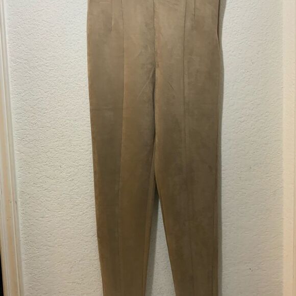 Zara Faux Suede Leggings NWOT - Picture 5 of 10
